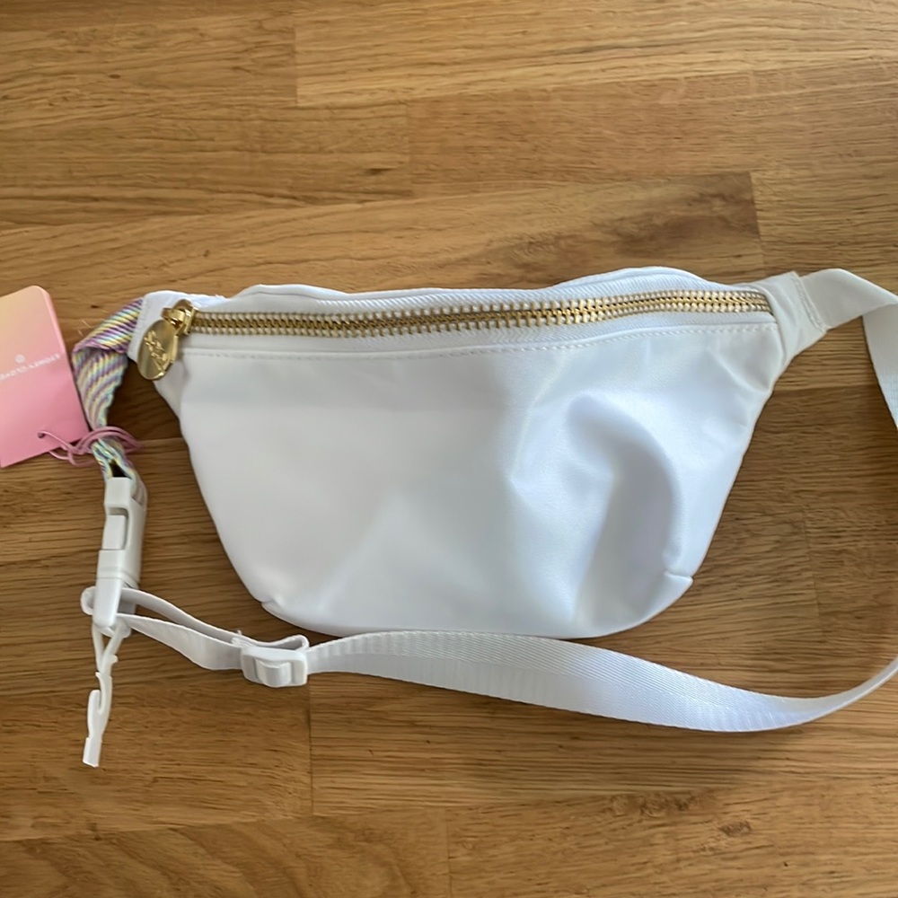 Stoney Clover Lane X Target Fanny Pack White Pastel Strap- New 💜